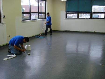 a. Jean Preparing The Surface Before Work is Initiated